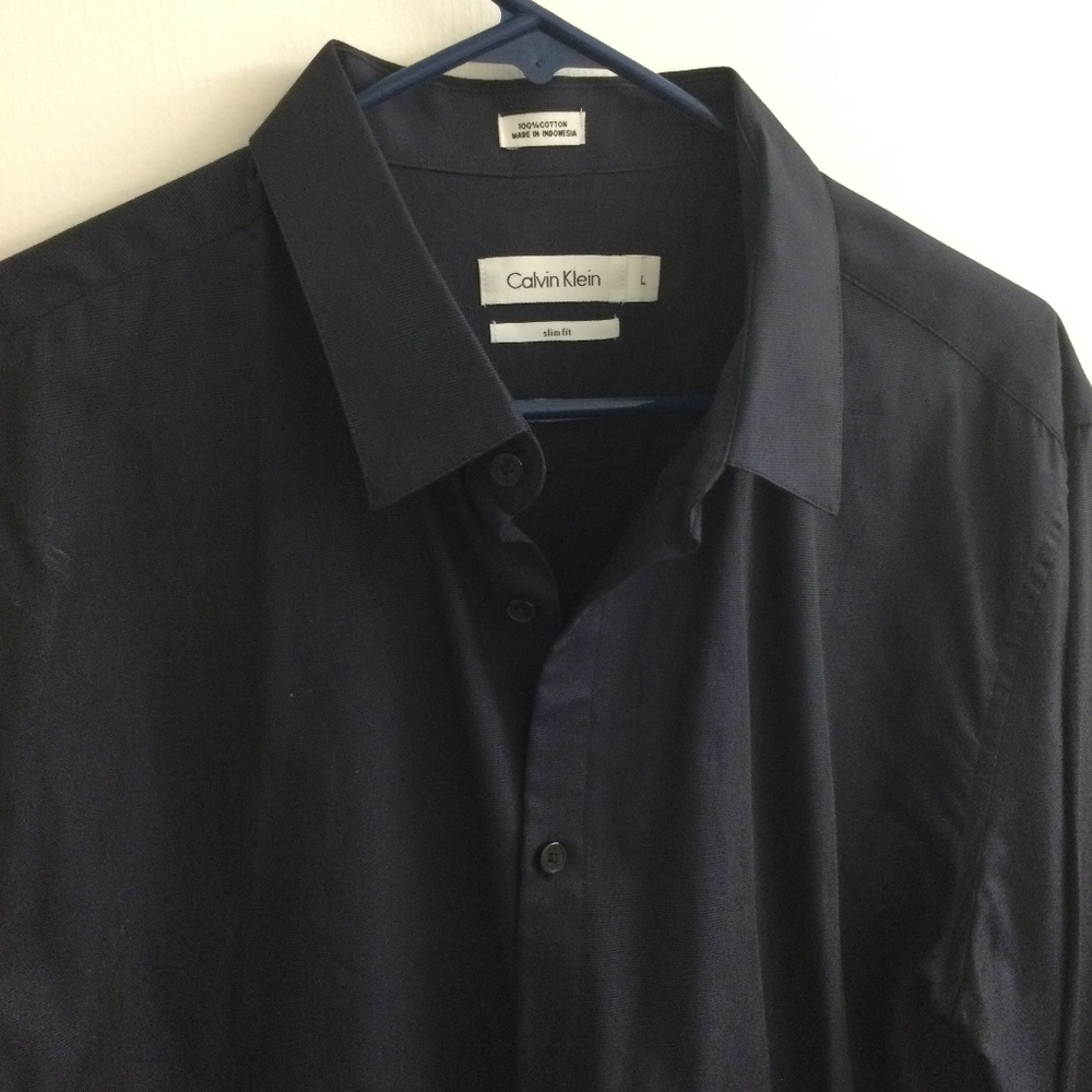 CALVIN KLEIN Men’s Dress Shirt - Picture 1 of 9